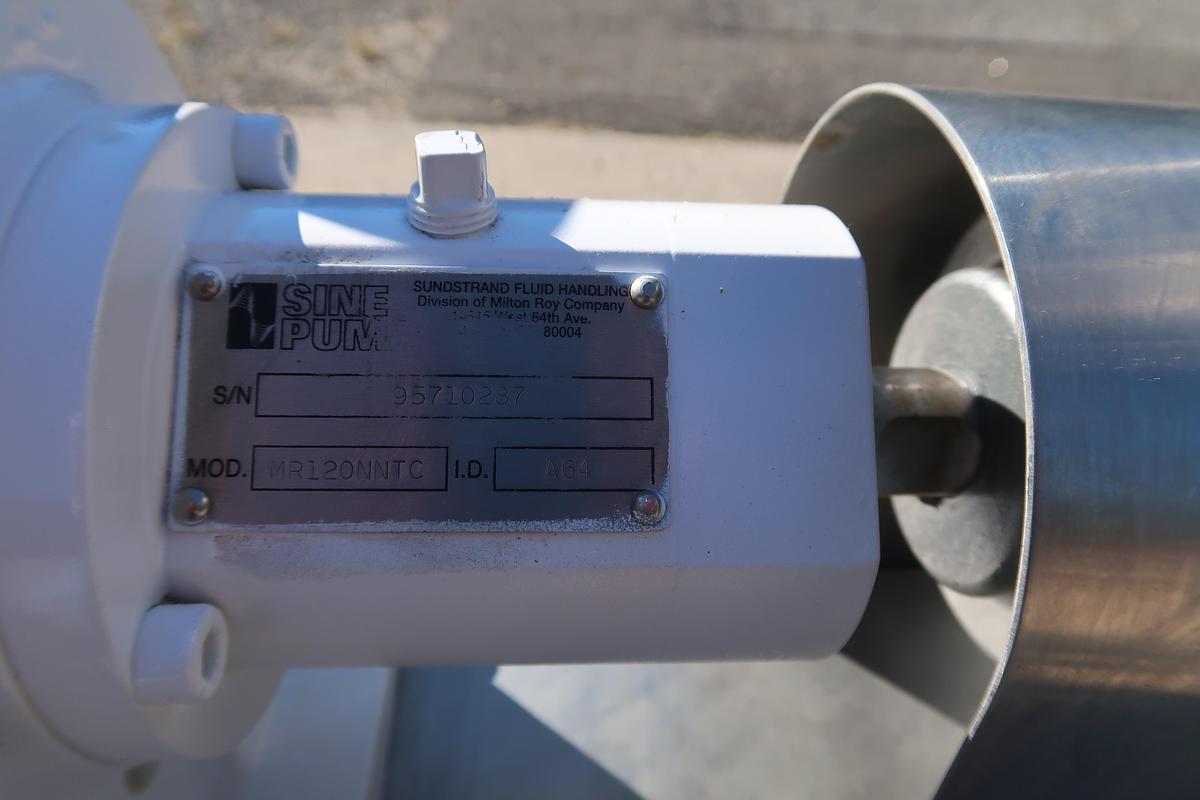 Used Sine Sanitary Low-Shear Positive Displacement Pump