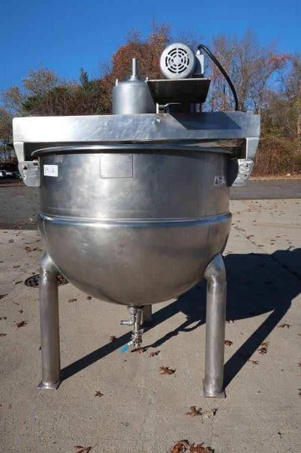 Used 200 Gallon Hamilton SS Jacketed Double Motion Kettle