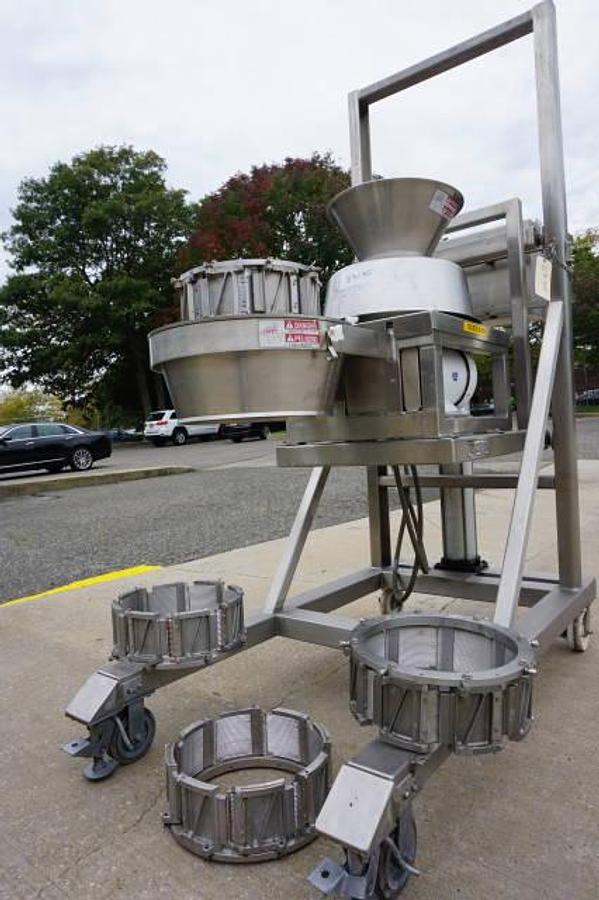 Used Urschel CC-D Stainless Shredder/Slicer/Strip Cutter, Portable
