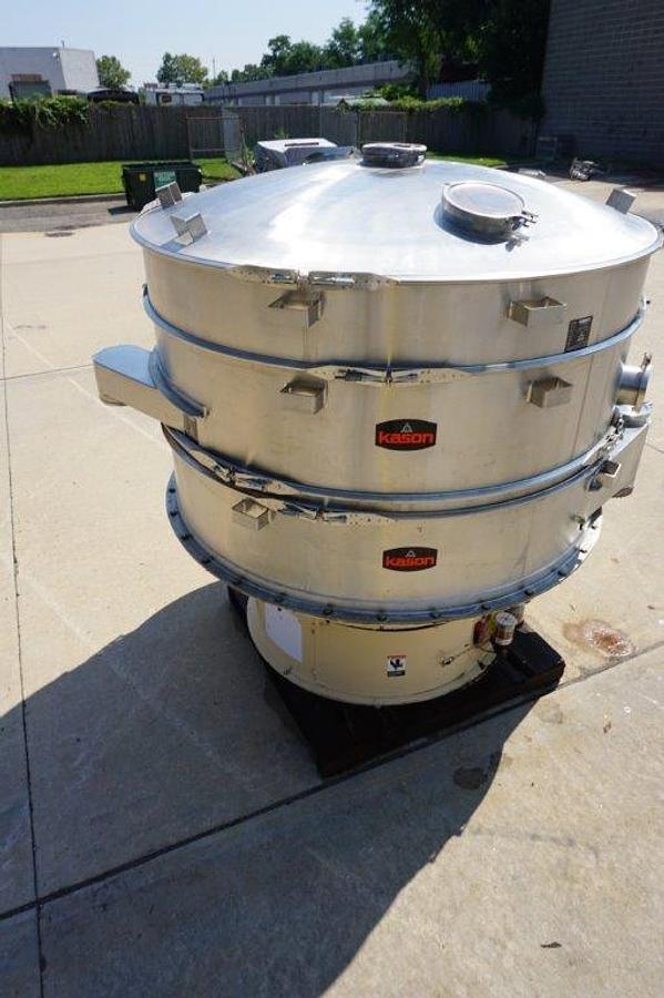 Used Kason 72 In. Diameter Stainless Steel Double Deck Screener