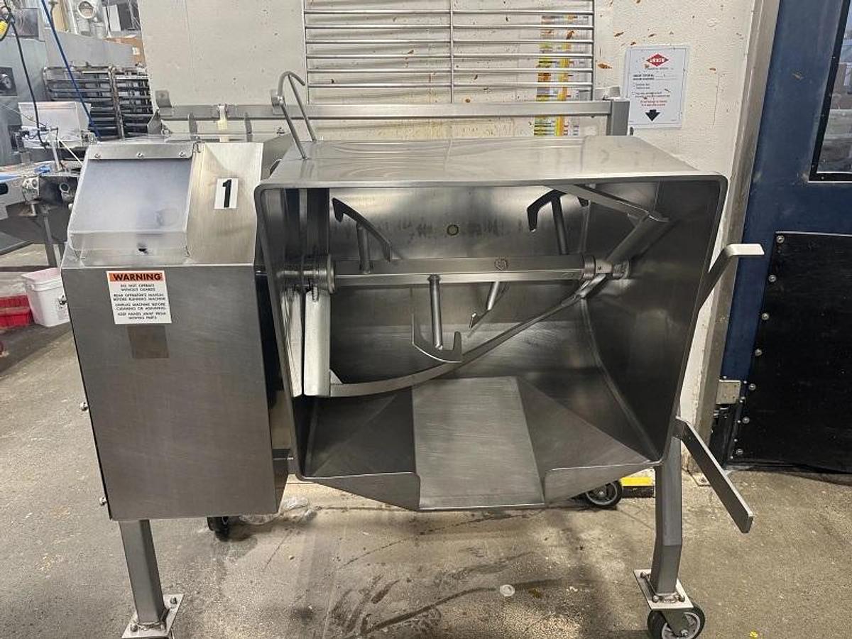 Used Daniels 500 Lb. Capacity SS Meat Mixer/Blender, Variable Speed
