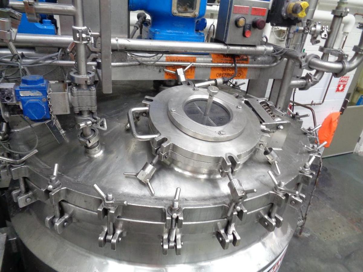 Used 250 Gal Greerco SS Triple Motion “Agi-Mix” Kettle-Reactor