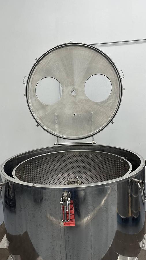 Used 48 In. Diameter SS Perforate Basket Centrifuge, 300kG