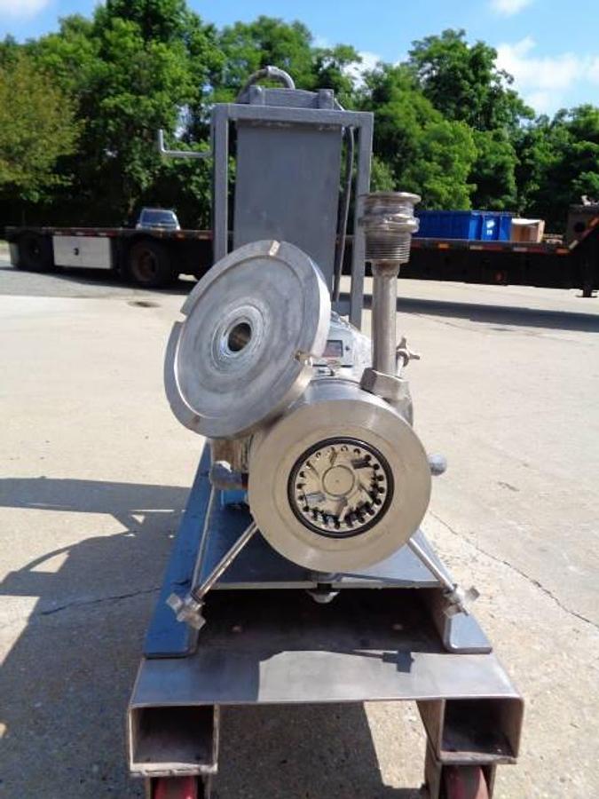 Used Greerco W500 H Stainless Steel Horizontal Colloid Mill, 10 HP, Explosion Proof Motor