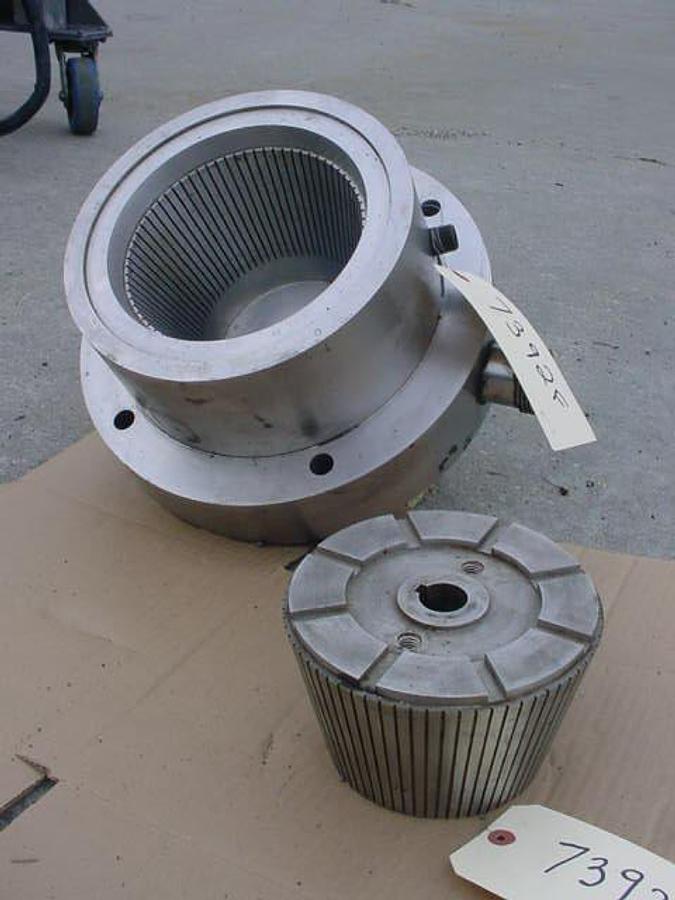 Used Charlotte Sd-20 Rotor/Housing For Colloid Mill, 316 Stainless