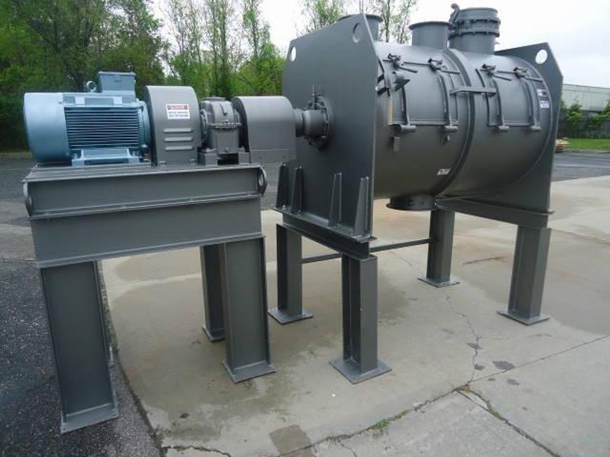 Used Lodige/Littleford Fkm-1600d Stainless Steel Plow Mixer With Choppers