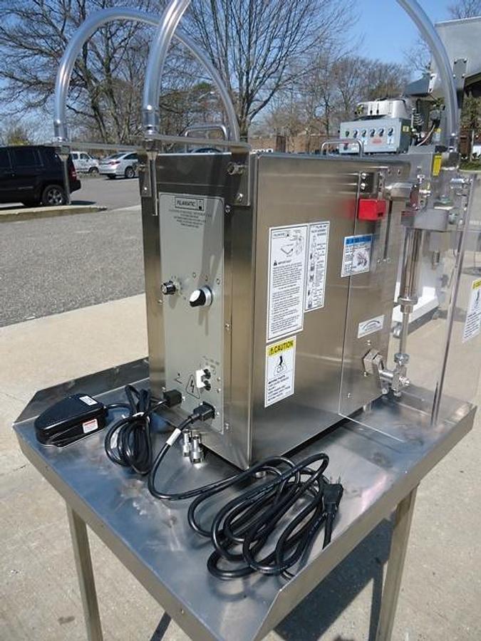 Used Filamatic DAB-5 Twin Head Piston Filler, Like New