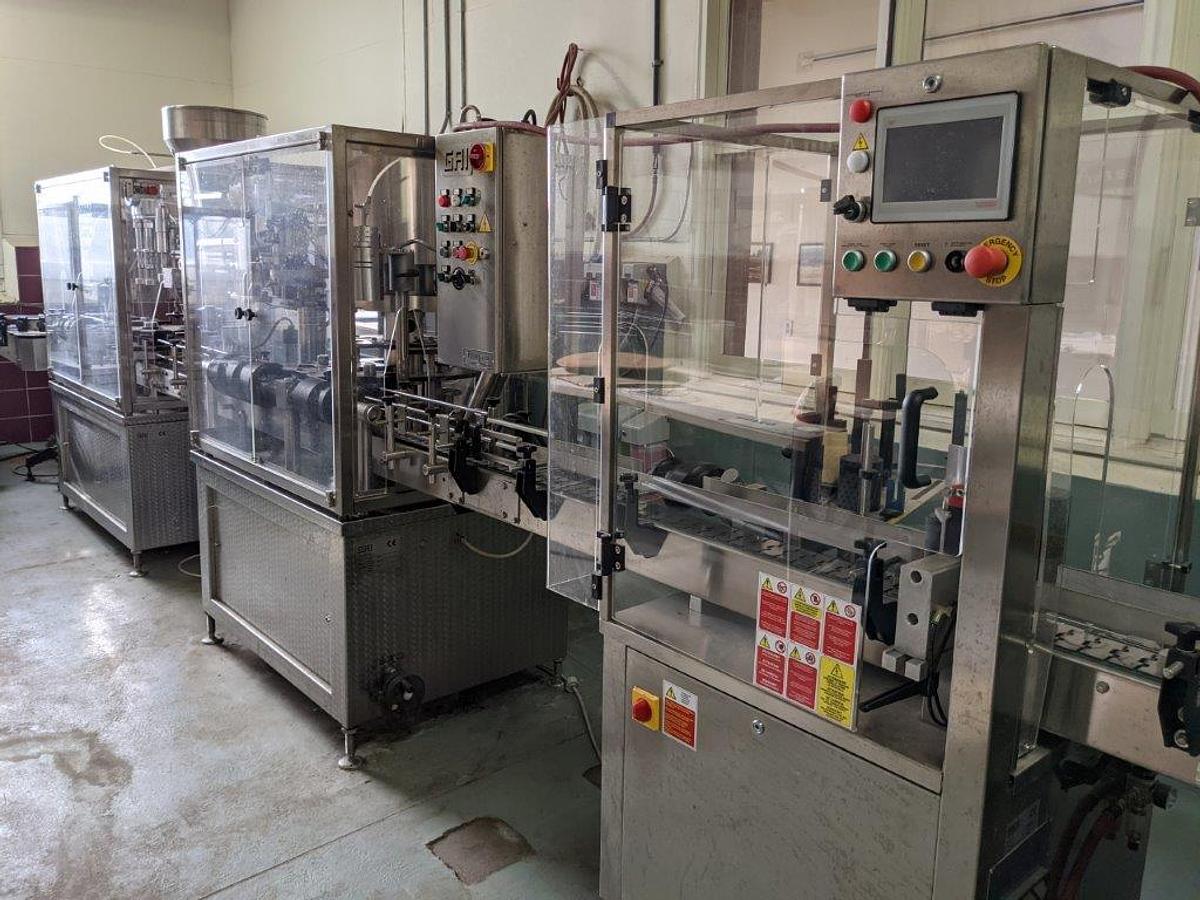 Used GAI Prospero Wine Bottling Line, 44 Bottles Per Minute