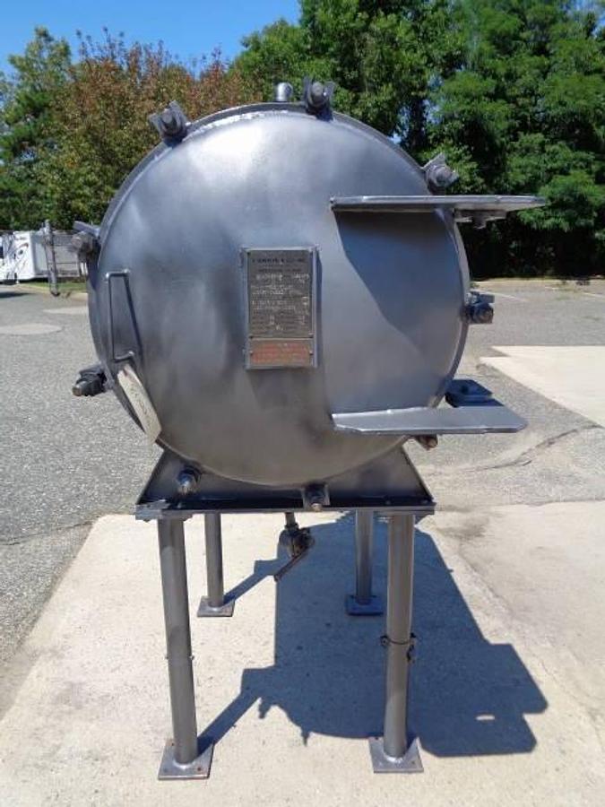 Used Shriver 30 In. Diameter Horizontal Tray Pressure Filter, 316 Stainless Internally