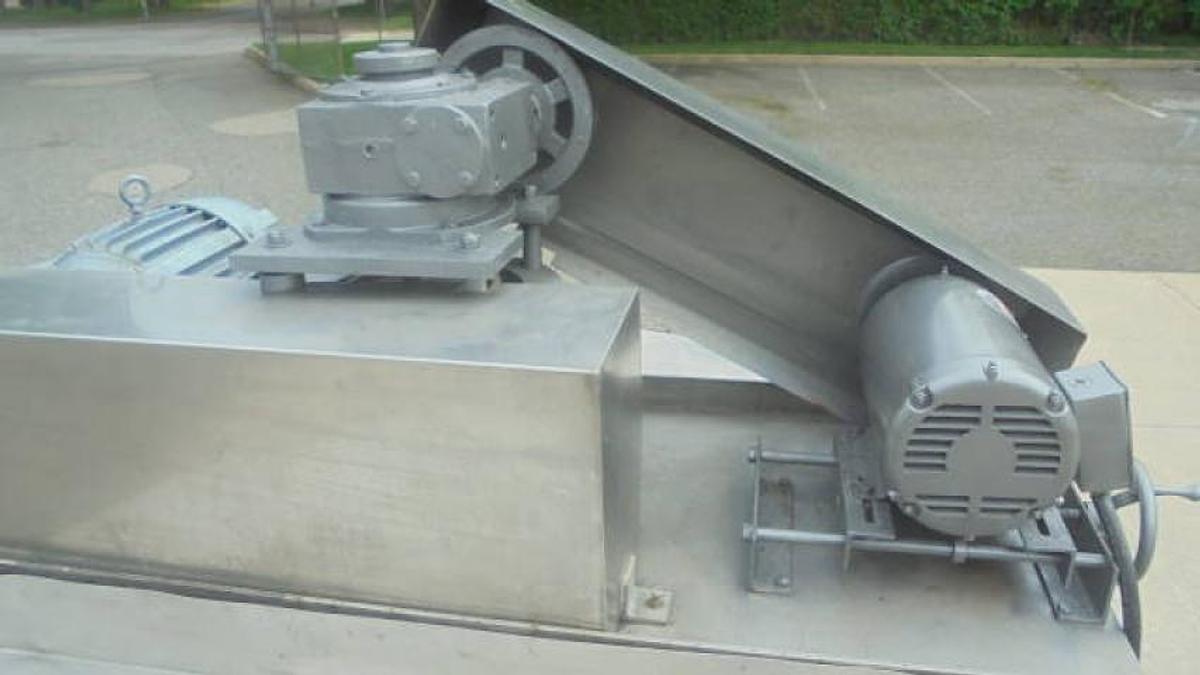 Used 600 Gallon Groen Stainless Steel Double Motion Kettle, 45 PSI Jacket