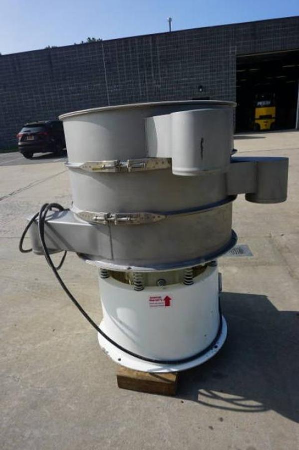 Used Midwestern Industries 36 in. Dia. Stainless Two Deck Screener/Sifter-