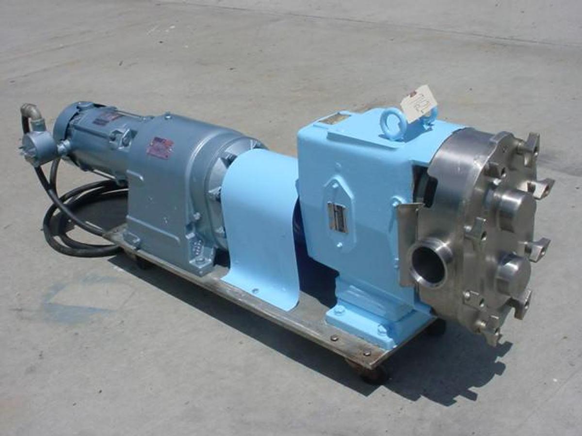 Used Waukesha 60 Ss Positive Displacement Pump, 2 Hp, Xp