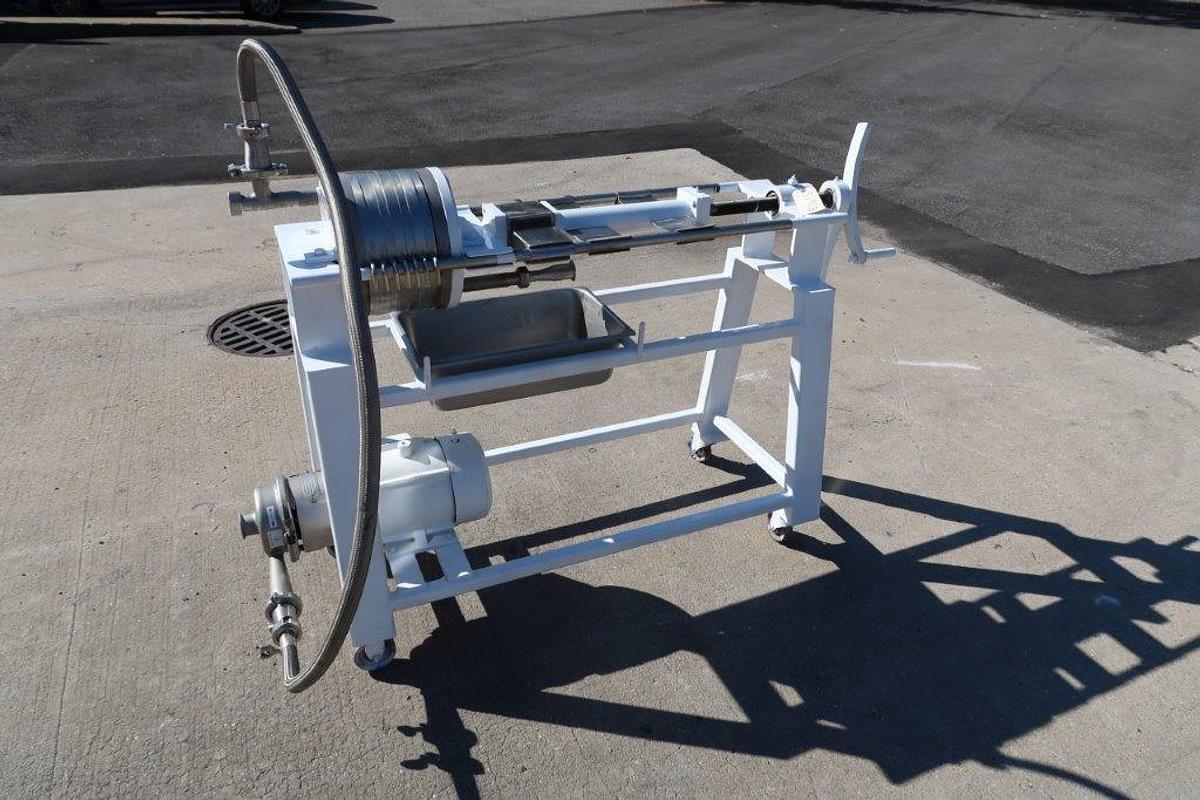 Used Star 12 In. Diameter SS Filter Press, 8 Disc