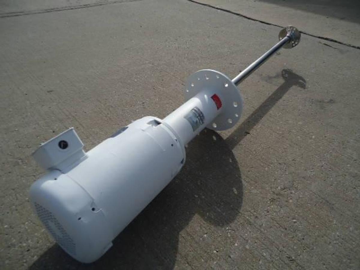 Used Admix “Rotosolver” 10 HP Mixer, 48 In. Long Stainless Shaft/Head