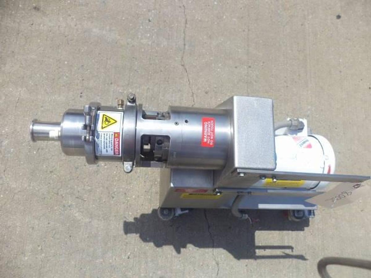 Used Bematek CZ-110-PB Type 316L Stainless Colloid Mill, Grooved Rotor