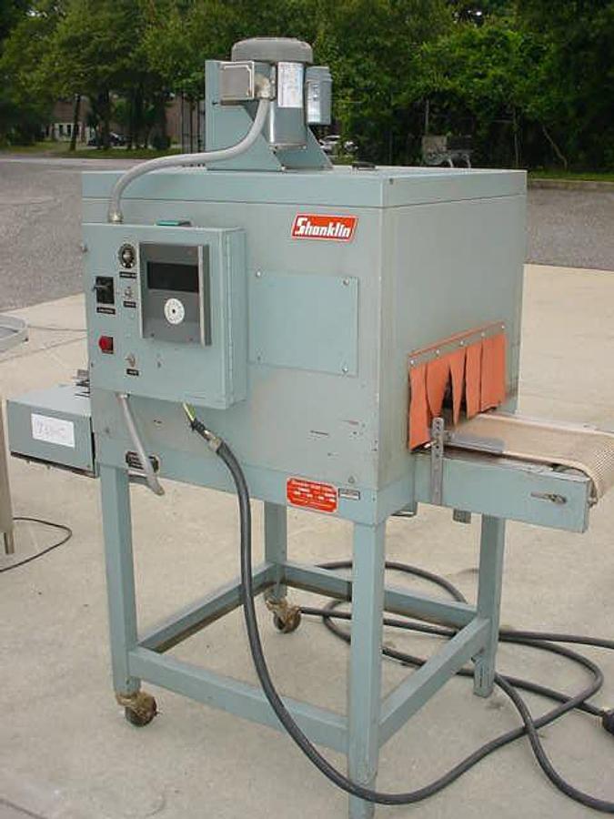 Used Shanklin T-6xl Motorized Shrink Tunnel