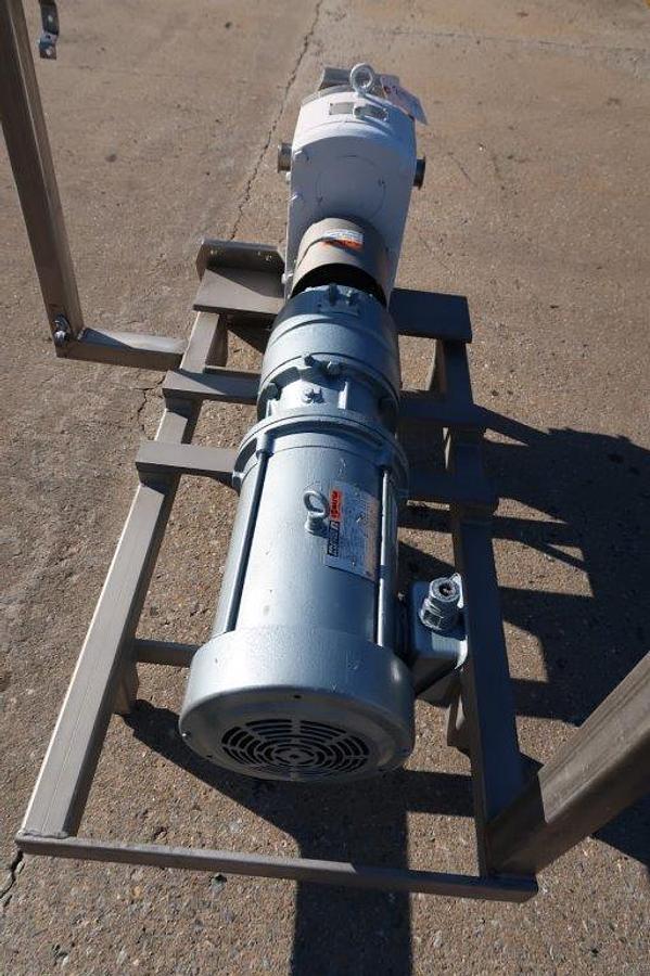Used APV 2 In. X 2 In. Stainless Positive Displacement Pump, 5HP