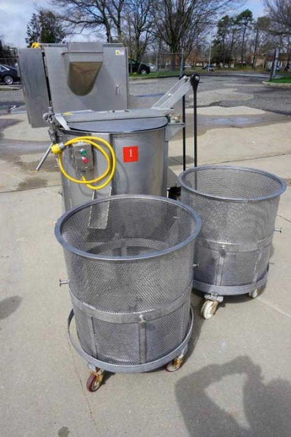 Used Brothers Legrow 200 Lb. SS Centrifugal Vegetable Spin Dryer 5 HP Motor