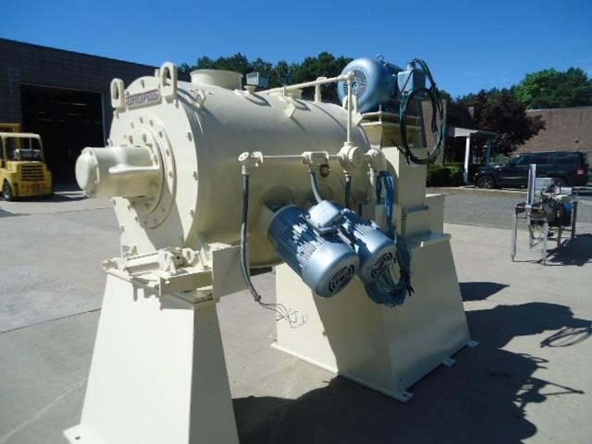 Used Littleford FKM-600D Jacketed Plow Mixer, 60 HP