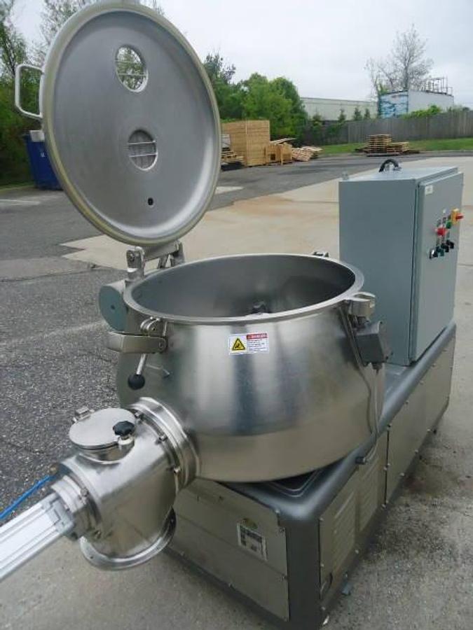 Used Diosna P 250-A Stainless Steel Mixer-Granulator, 250 Liter