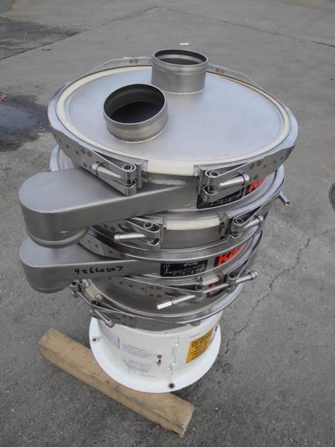 Used Kason 18″ Stainless Triple Deck Screener/Separator, Like New