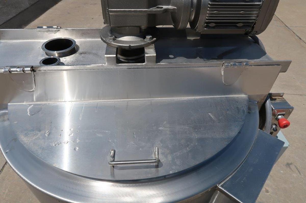 Used 100 Gallon Groen SS Gas Fired Scraper Kettle