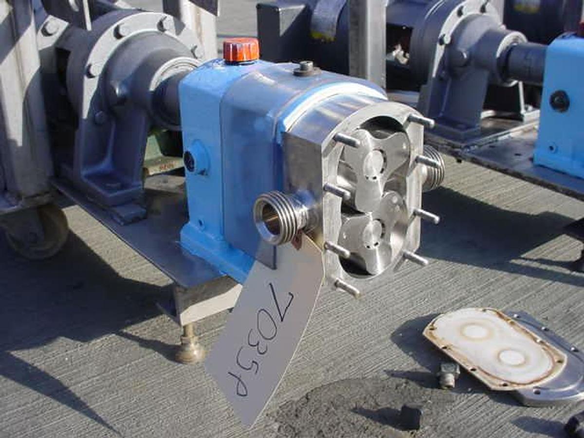 Used G&h 1″ X 1″” Stainless Positive Displacement Pumps, 3/4hp (8)