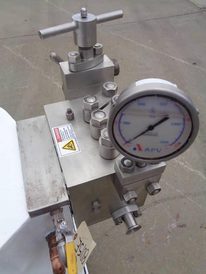 Used APV/Gaulin MP3 Two Stage  Homogenizer, 8,000 PSI