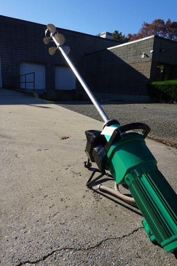 Used Lightnin “Vektor” 5  HP Clamp-On Portable Mixer, 72 In. Long Shaft