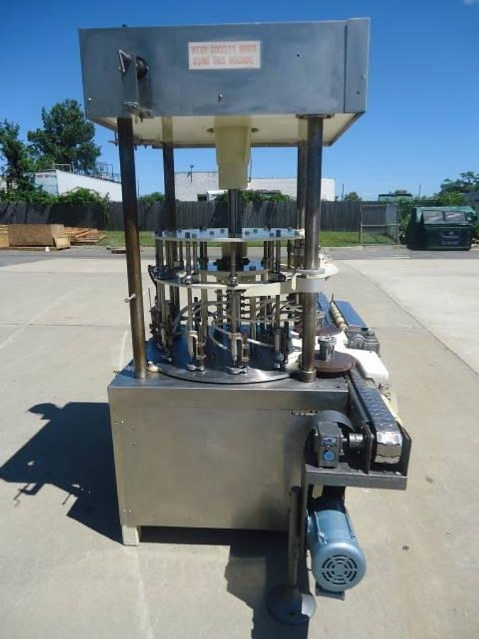 Used Mrm/Elgin Twelve Spout Rotary Vacuum Filler, Explosion Proof