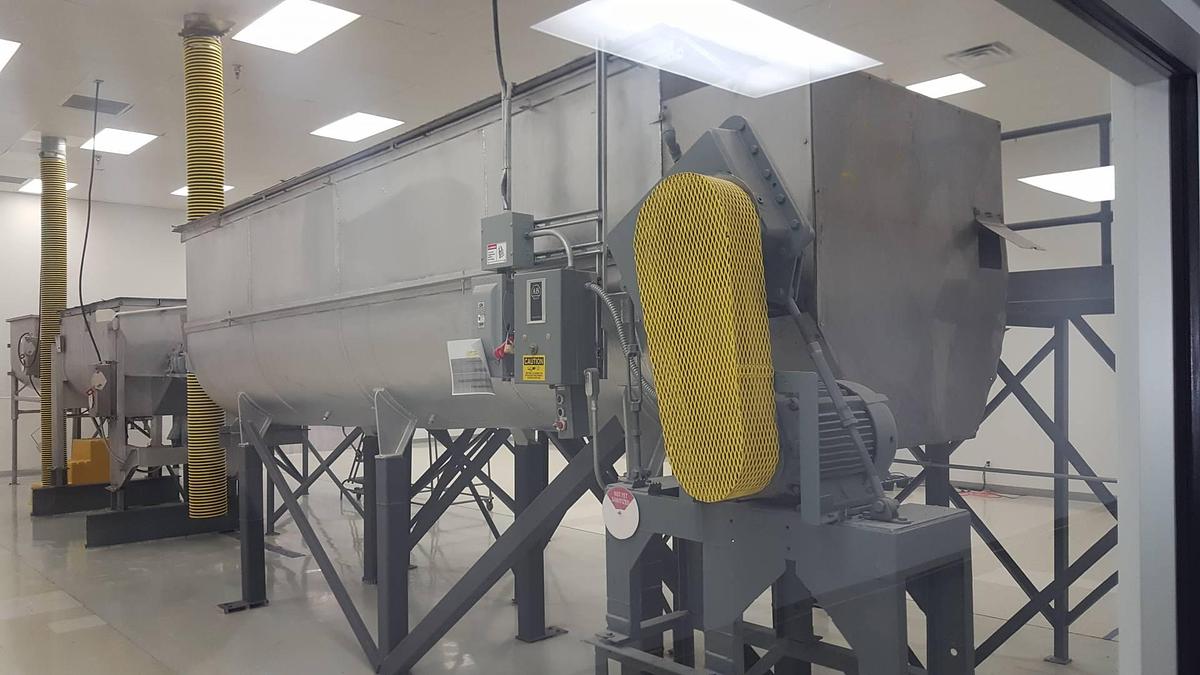 Used Robinson 225 Cu. Ft. Stainless Steel Ribbon Blender, Jacketed