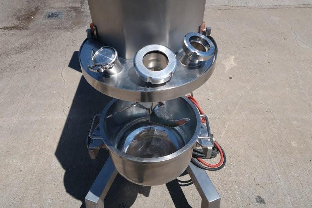 Used Collette Gral 25 Stainless Steel High Shear Mixer Granulator
