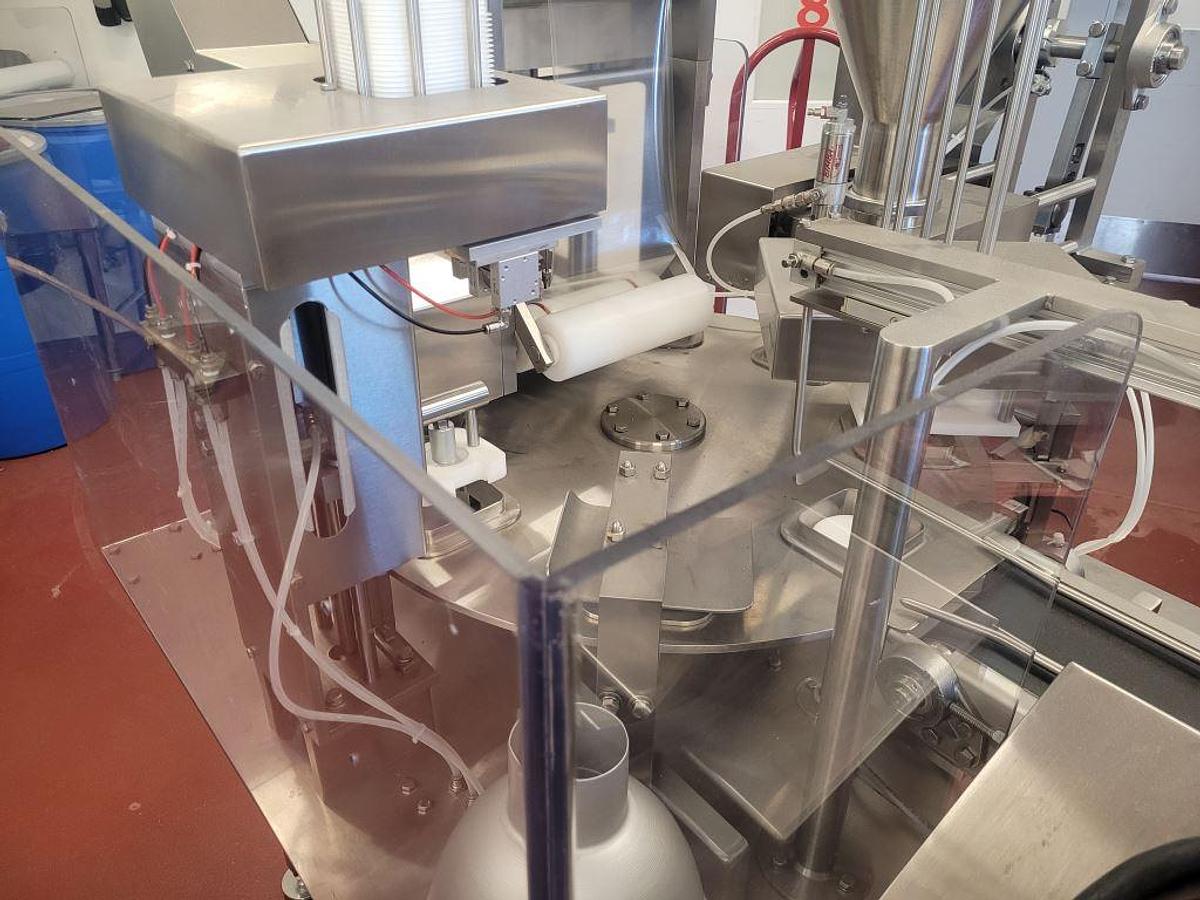 Used A.T.S. VP8 Rotatary Cup Filler/Sealer/Lidder
