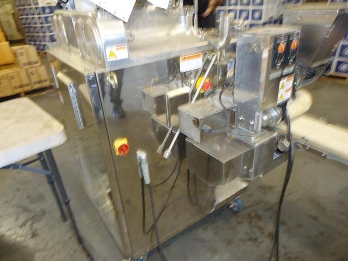 Used Rheon KN550 Encrusting Machine, Portable