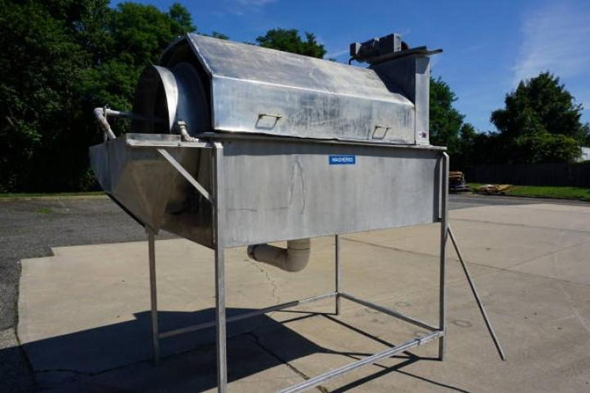 Used A.K. Robbins Stainless Steel Rotary Reel Washer