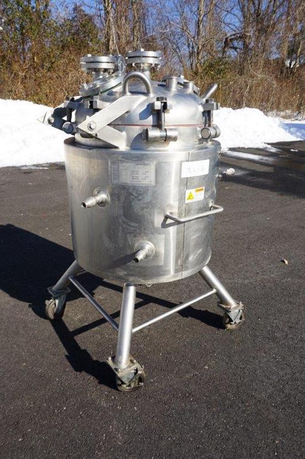 Used 35 Gallon APV Crepaco SS Jacketed Pressure Kettle, Portable