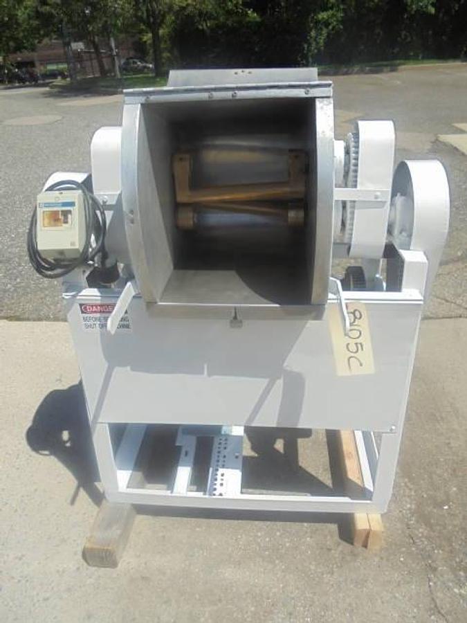 Used Lombi Pilot Plant Pasta Dough Mixer, Tilt Discharge