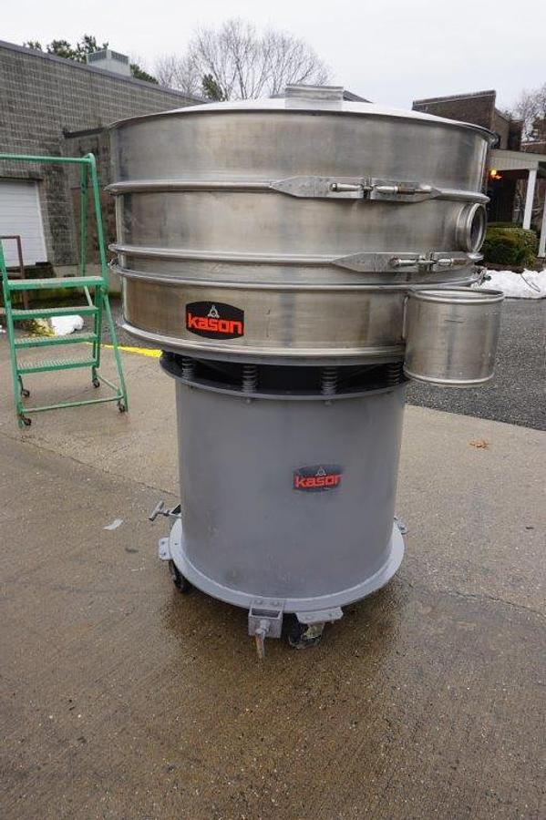 Used Kason 48 In. Diameter Stainless Steel Vibratory Screener, Portable