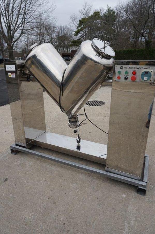 Used 3 Cu.Ft. LFA Stainless Steel Twin Shell “V” Powder Blender