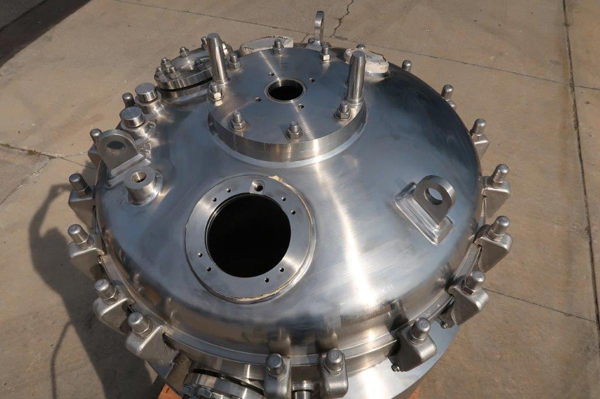 Used 1,000 Liter Allegheny Bradford SS Sanitary Jacketed Pressure Tank/Reactor