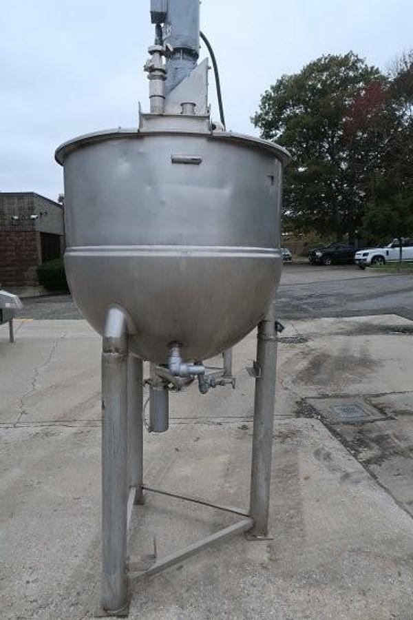 Used Groen 200 Gallon SS Twin Action Kettle, 90 PSI Jacket