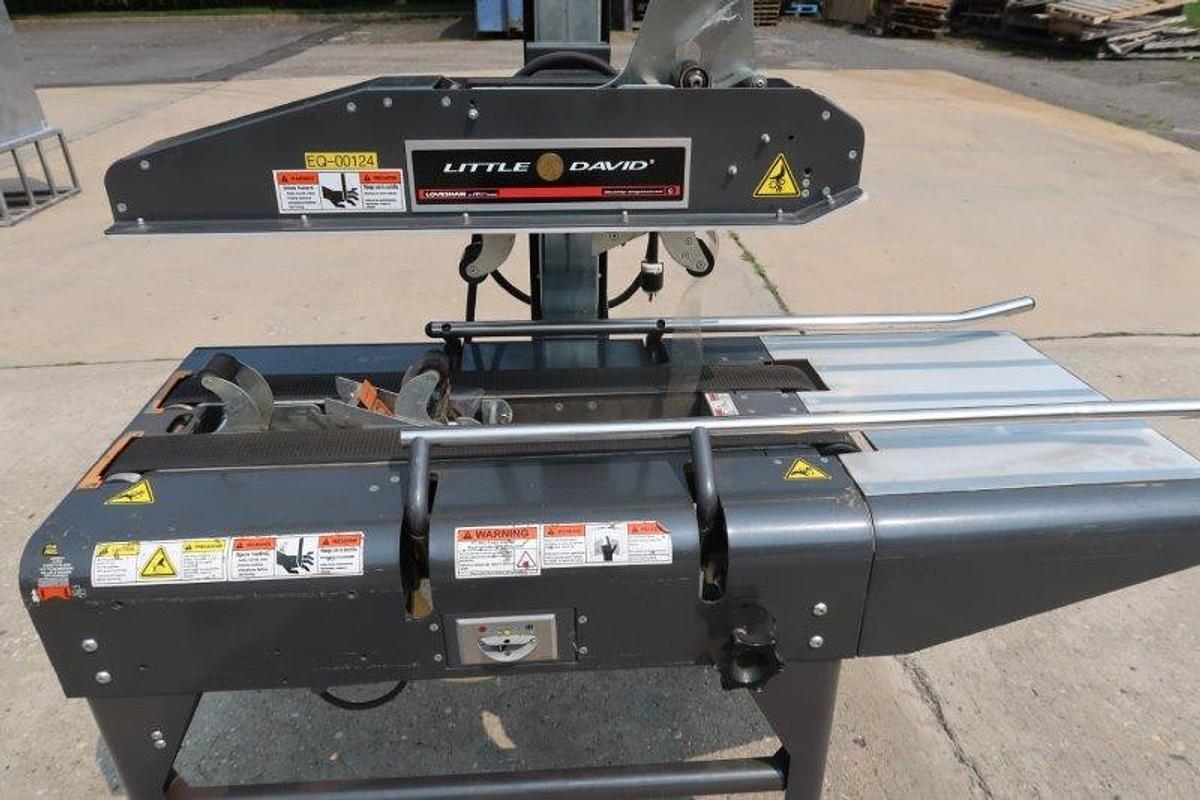 Used Little David Case Sealer/Taper, Single Phase