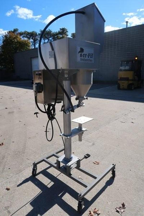 Used Per-Fil Single Auger Powder Filler, Stainless Steel