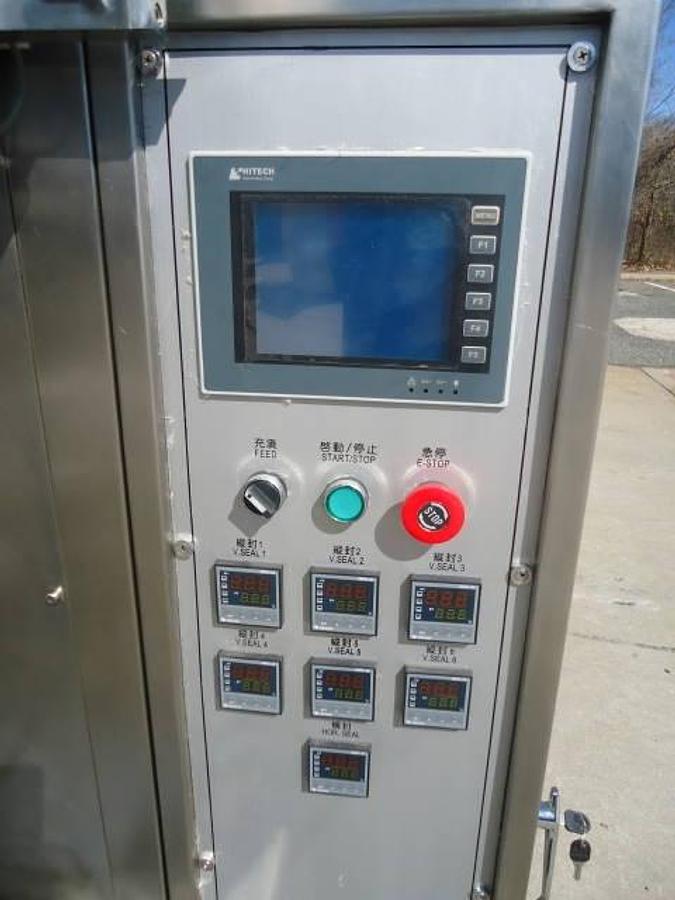 Used Five Lane Vertical Pouching Machine For Creams/Sauces, Stainless-