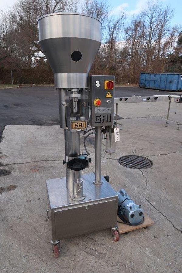 Used GAI 404 Semi-Automatic Vacuum Corker