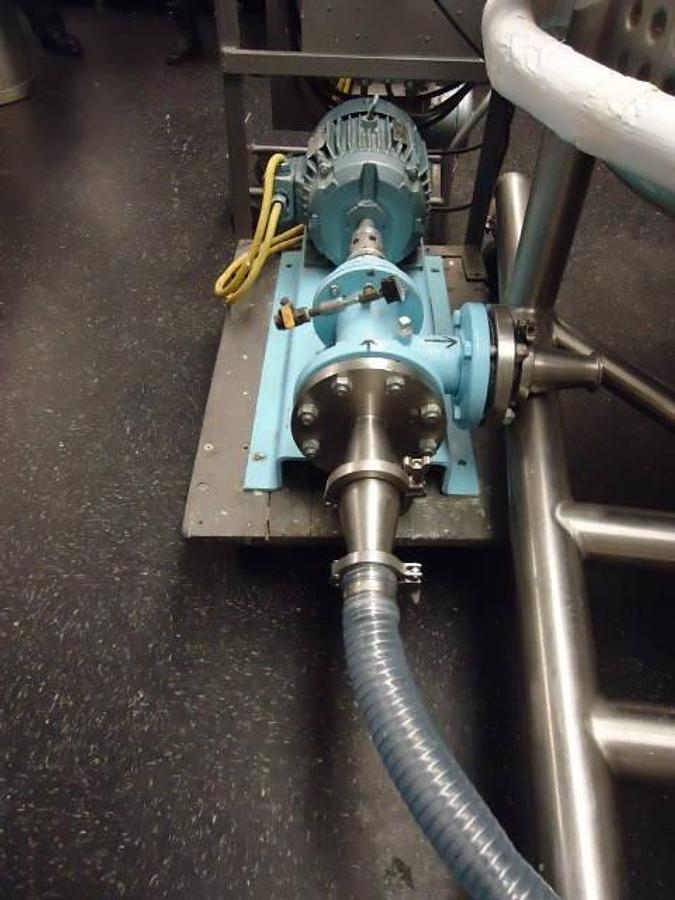 Used 100 Gallon Lee Double Motion Vacuum Kettle With Pipeline Homogenizer
