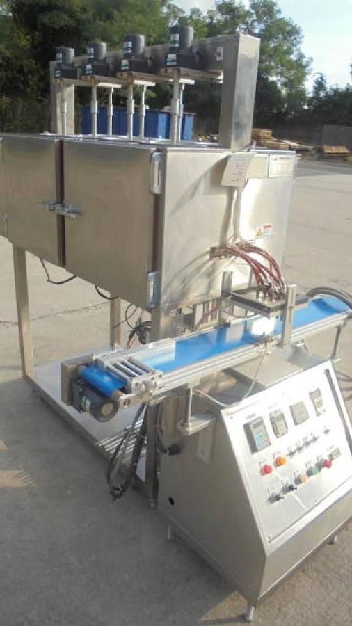 Used 8-Head Automatic Piston Filler for Hot Filling