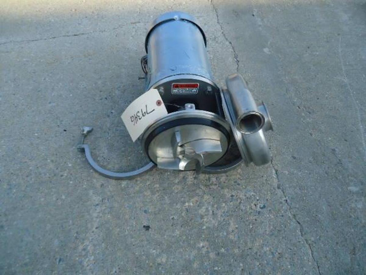 Used Waukesha C218 Stainless Steel Sanitary Centrifugal Pump, 5 HP