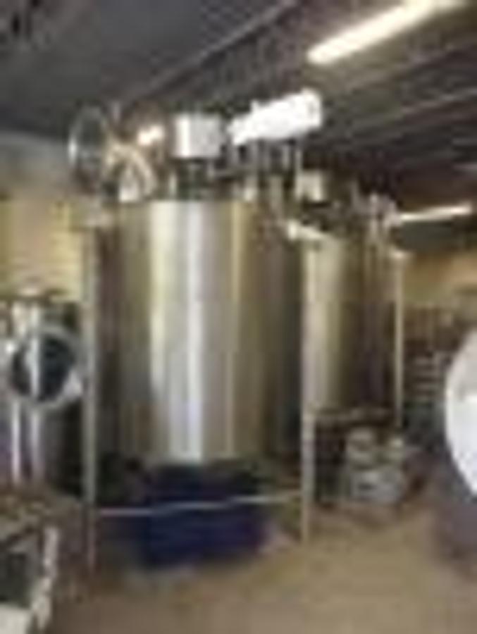 Used 1,500 Gallon Lee 316 Stainless Dual Motion Vacuum Cooking Cooling Vessels (3), 150 psi jacket