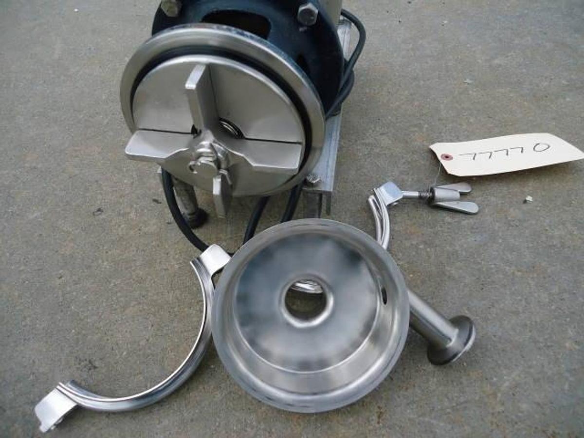 Used Jw Lesser 1-1/2 In. Stainless Sanitary Centrifugal Pump, Single Phase